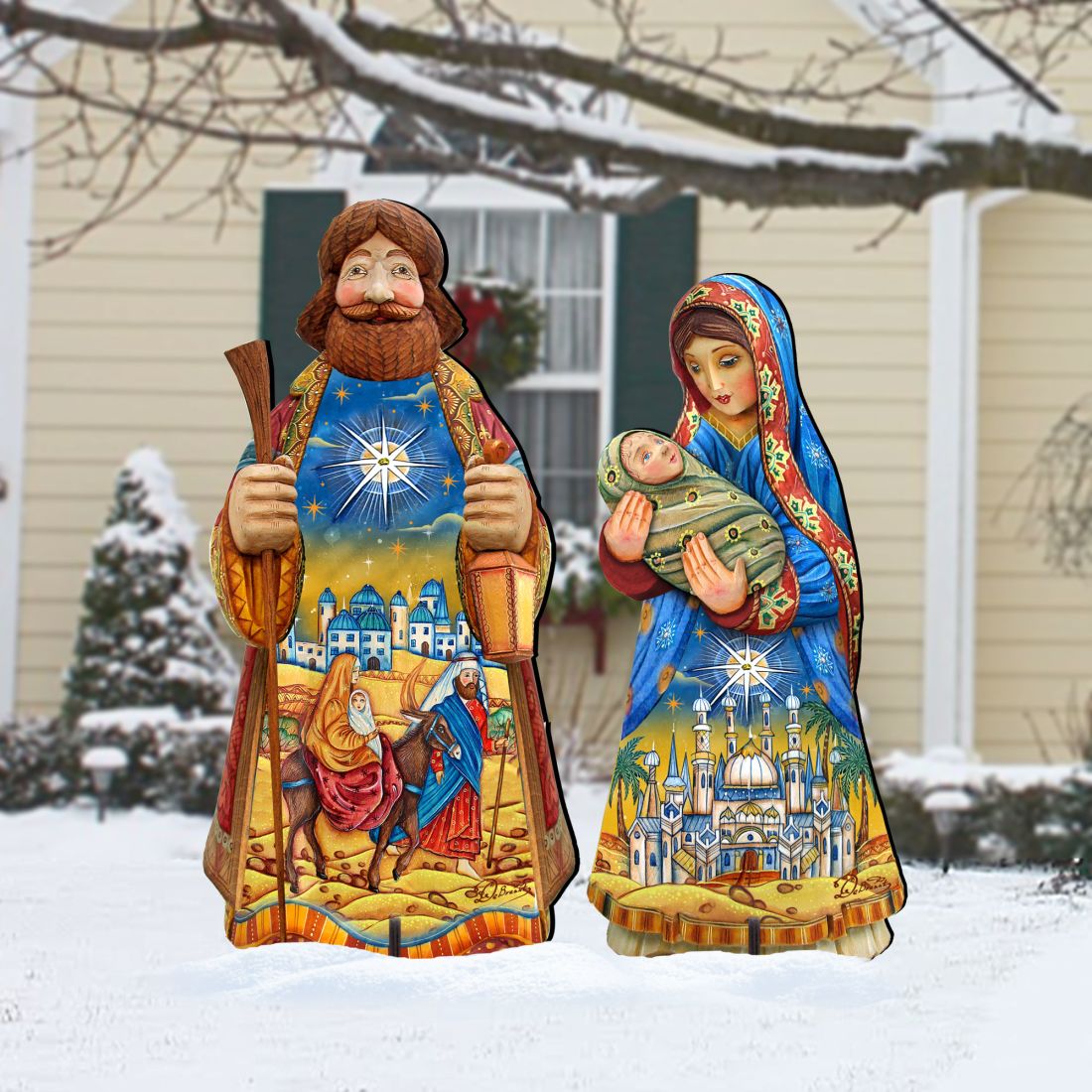 Night at Bethlehem Outdoor Nativity Set  by G. DeBrekht - Nativity Holiday Decor - 8152654F-S2-2