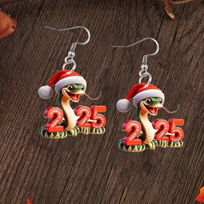 Earrings For New Year Cartoon Animal Personalized Earrings