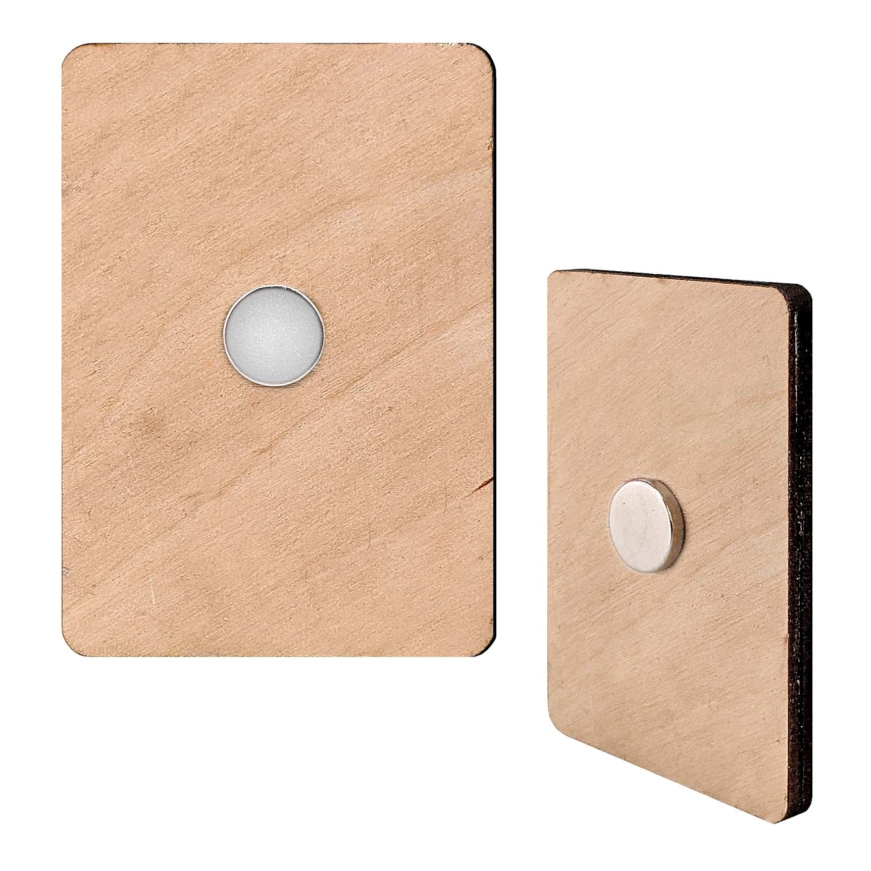 Christmas Is Here Decorative Wooden Magnets Set of 6 by G. Debrekht - Christmas Decor - 8090028G-S6-3