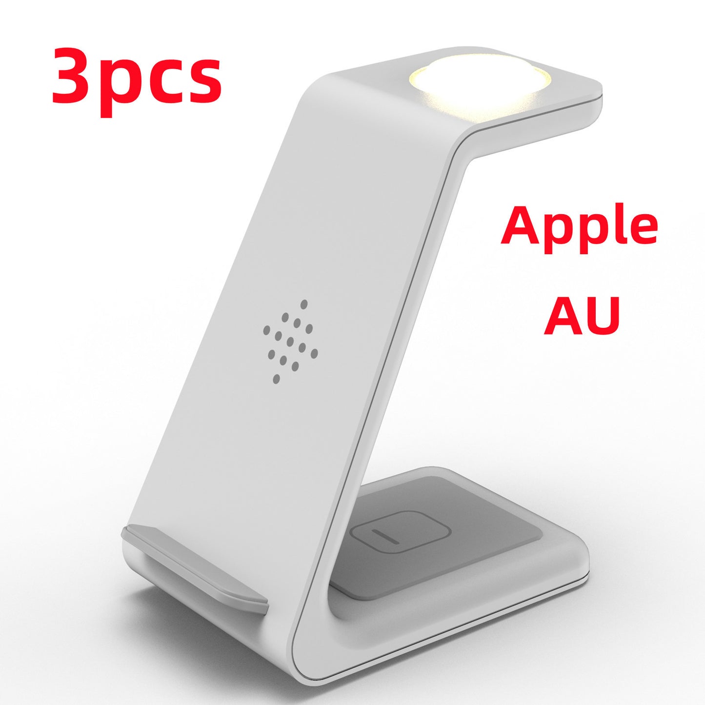 3 In 1 Fast Charging Station Wireless Charger Stand Wireless Quick Charge Dock For Phone Holder