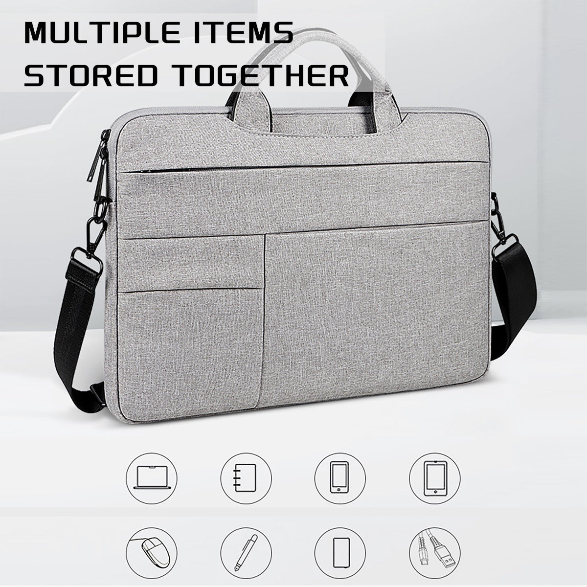 13-15.6 Inch Laptop Bag, Laptop Carrying Case Shoulder Strap Carrying Briefcase, Business Leisure Or School Laptop Bag