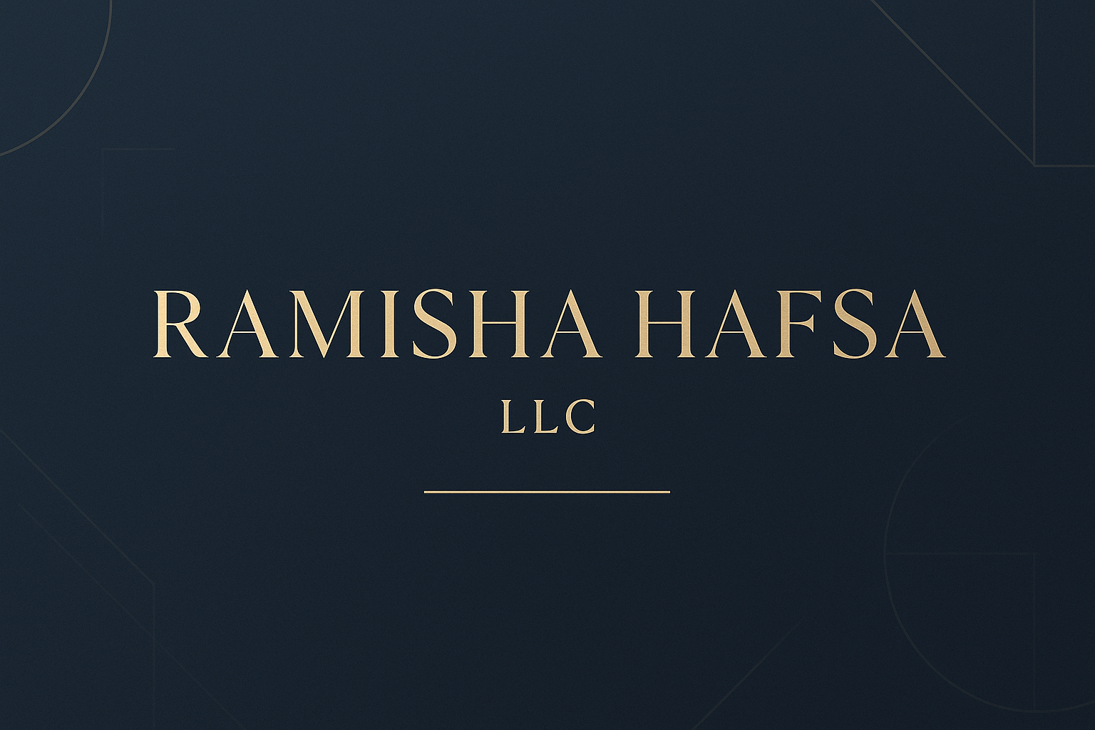 Please make a banner for my ecommerce website (Ramisha Hafsa LLC)